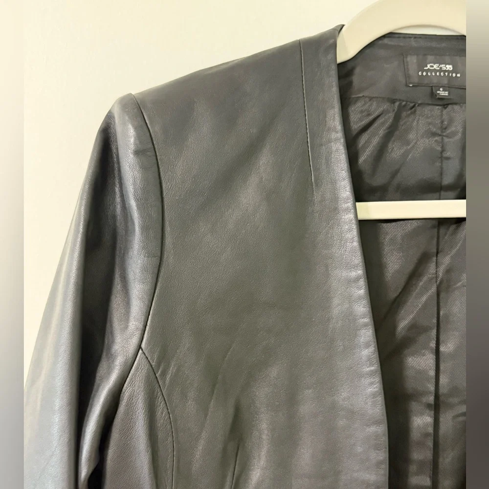 Joe’s Collection Lamb Leather Black Jacket Size S - Picture 4 of 15